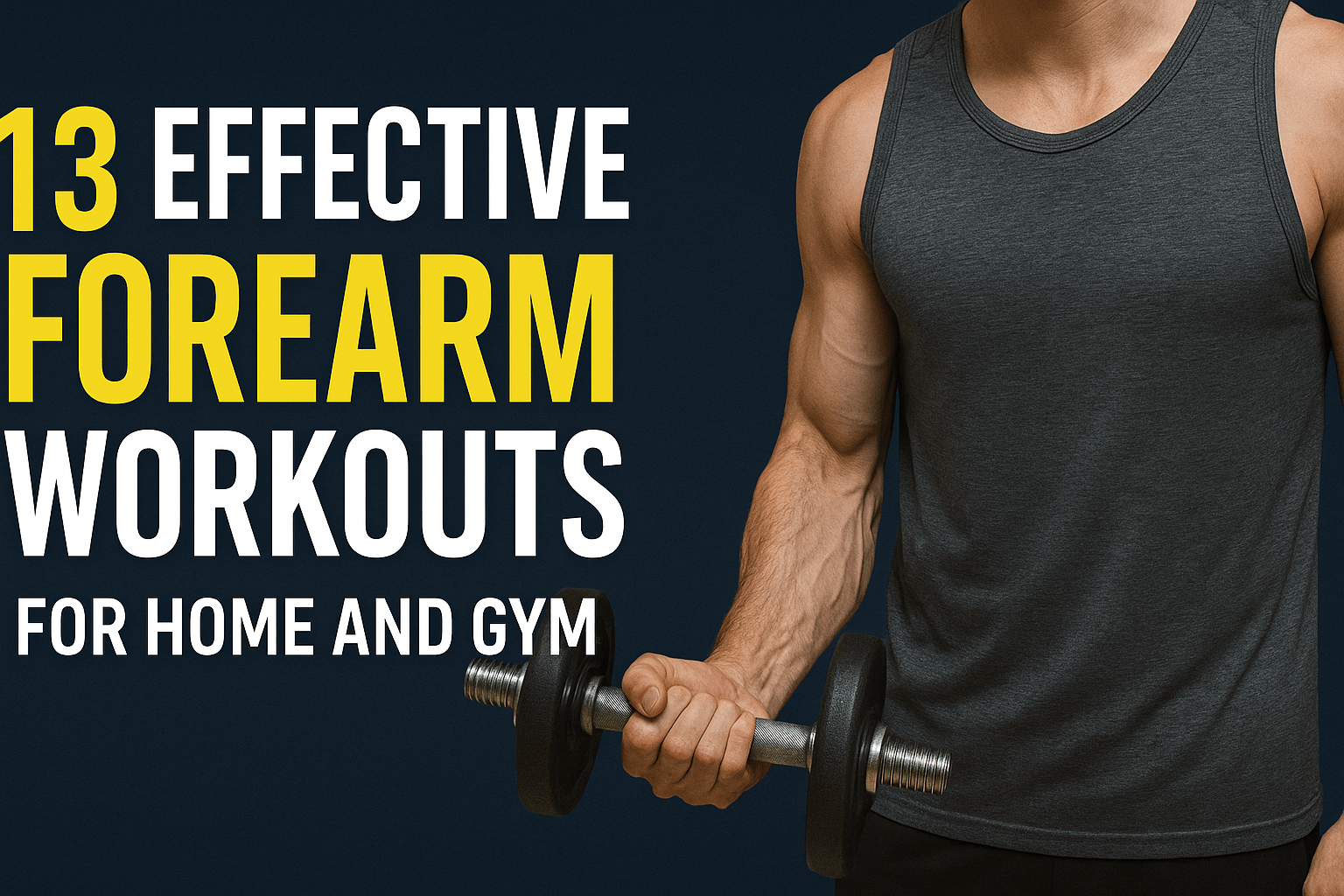 13 Effective Forearm Workouts for Home and Gym
