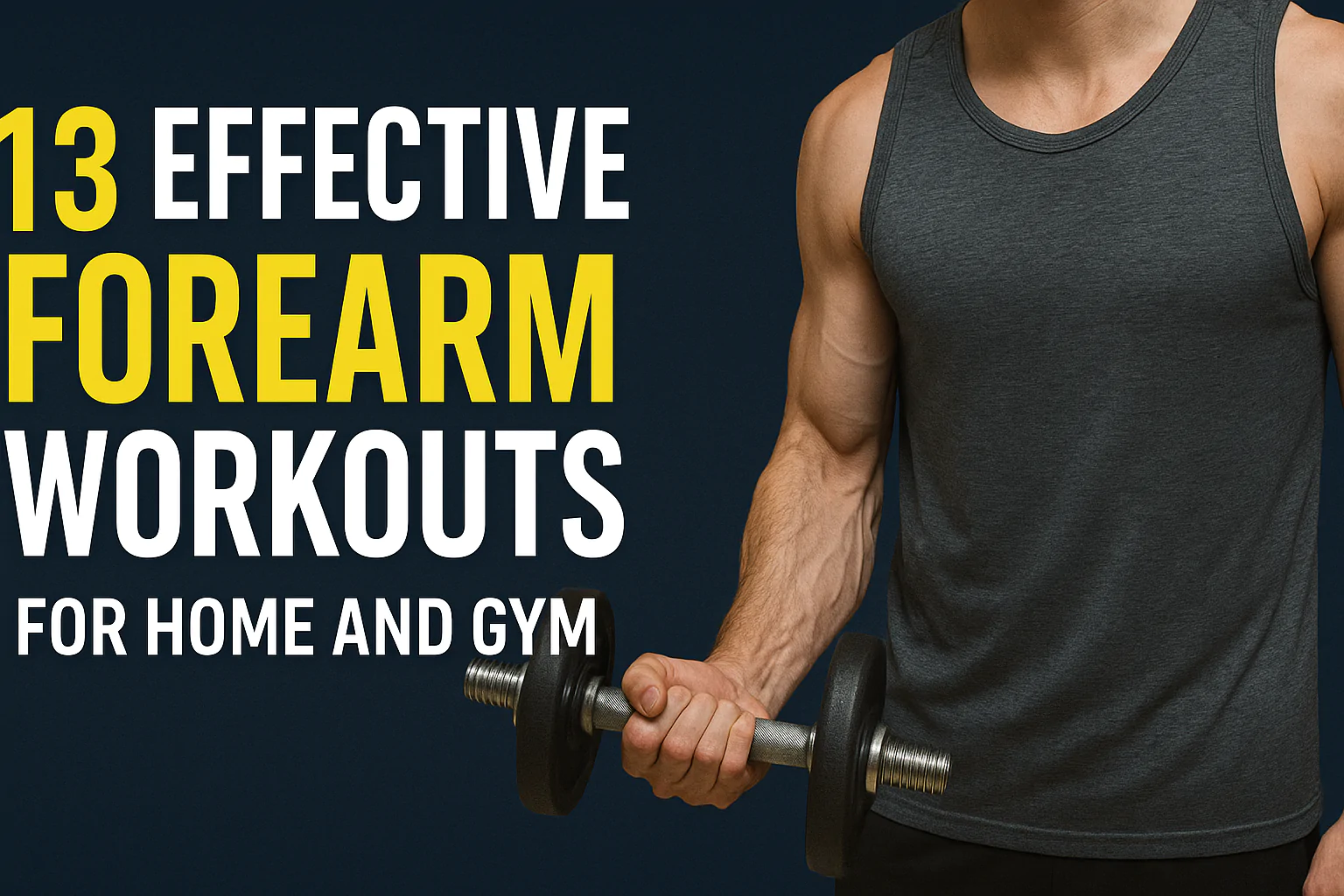 13 Effective Forearm Workouts for Home and Gym