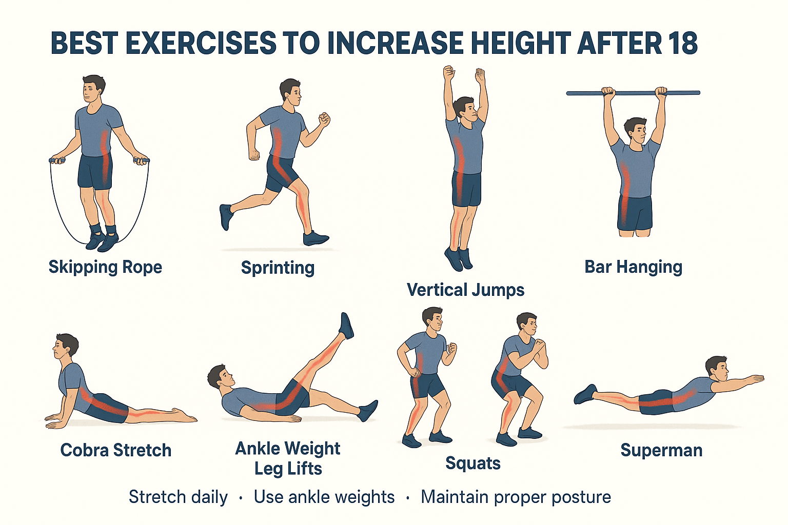 can i grow after 18, yes with these height increasing exercise to grow taller even after 18 or 20