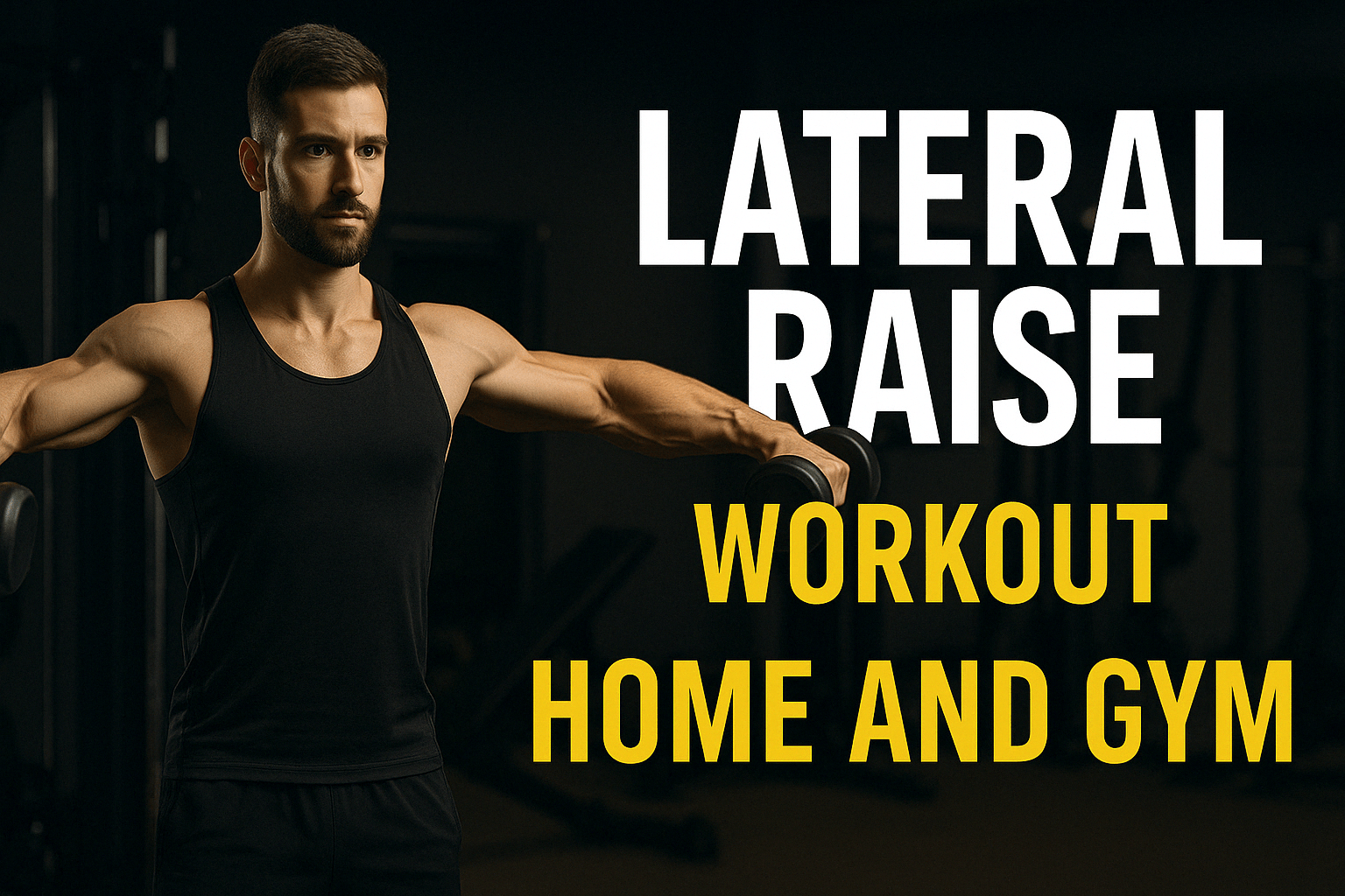 3 Lateral Raise Effective Workout: Build Shoulders at Home & Gym