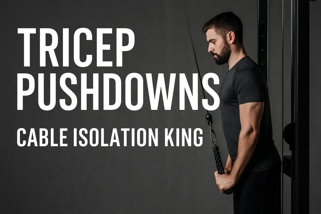 triceps pushdowns for triceps