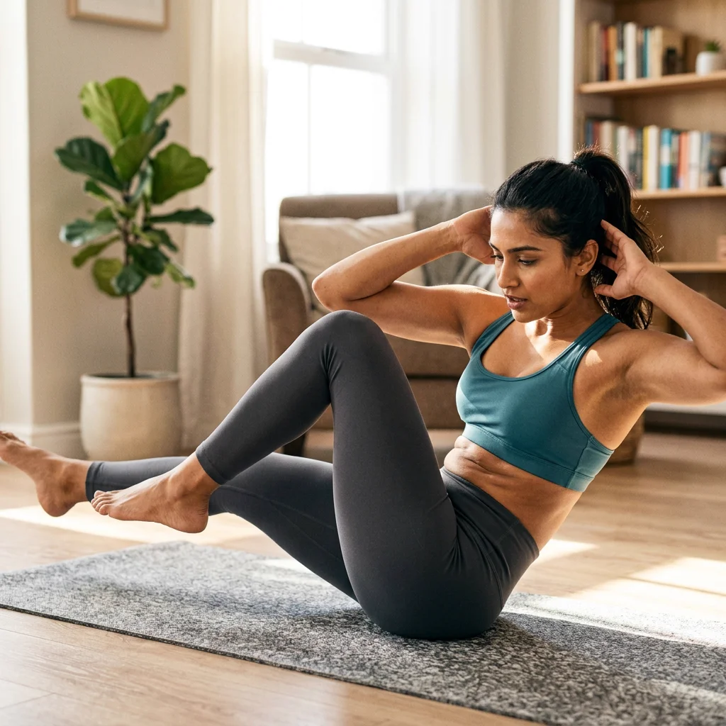 abs workout for women bicycle crunches