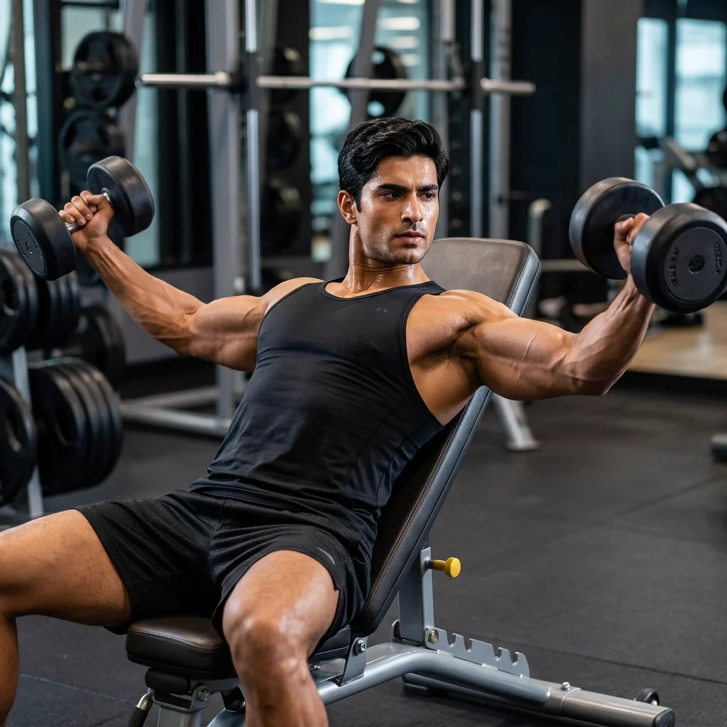best chest exercises dumbbell flyes on flat bench