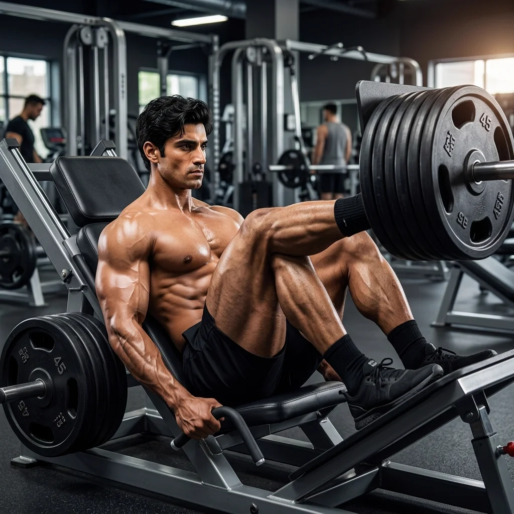 leg workout leg press machine gym exercises for strong quads